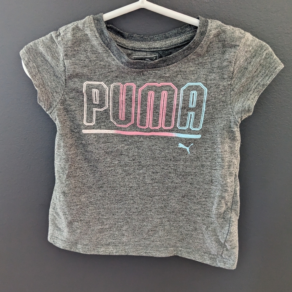 Puma grey short sleeved t-shirt